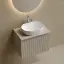Тумба подвесная SANCOS Сноб Р (Snob R) 60x45x50 c двумя ящиками оснащенными доводчиками, темный антрацит матовый, арт.SNR60MDH
