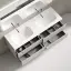 Тумба подвесная SANCOS Сноб Р (Snob R) 60x45x50 c двумя ящиками оснащенными доводчиками, Белый матовый (Bianco), арт.SNR60W