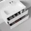 Тумба подвесная SANCOS Сноб Р (Snob R) 80x45x50 c двумя ящиками оснащенными доводчиками, Пыльная роза (Doha Soft), арт.SNR80SM
