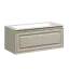 Тумба подвесная SANCOS Самая (Very) 100x45x40 c одним ящиком оснащенным доводчиками, Бежевый матовый (Beige Soft), арт.VR100CE