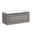 Тумба подвесная SANCOS Самая (Very) 100x45x40 c одним ящиком оснащенным доводчиками, Пыльная роза (Doha Soft), арт.VR100SM