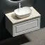 Тумба подвесная SANCOS Самая (Very) 80x45x40 c одним ящиком оснащенным доводчиками, Белый матовый (Bianco), арт.VR80W