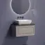 Тумба подвесная SANCOS Самая (Very) 80x45x40 c одним ящиком оснащенным доводчиками, Пыльная роза (Doha Soft), арт.VR80SM