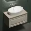 Тумба подвесная SANCOS Самая (Very) 80x45x40 c одним ящиком оснащенным доводчиками, Бежевый матовый (Beige Soft), арт.VR80CE