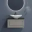 Тумба подвесная SANCOS Самая (Very) 80x45x40 c одним ящиком оснащенным доводчиками, Пыльная роза (Doha Soft), арт.VR80SM