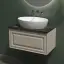 Тумба подвесная SANCOS Самая (Very) 80x45x40 c одним ящиком оснащенным доводчиками, Бежевый матовый (Beige Soft), арт.VR80CE