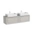 Тумба подвесная SANCOS Самая (Very) 80x45x40 c одним ящиком оснащенным доводчиками, Пыльная роза (Doha Soft), арт.VR80SM