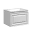 Тумба подвесная SANCOS Самая (Very) 60x45x40 c одним ящиком оснащенным доводчиками, Белый матовый (Bianco), арт.VR60W