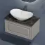 Тумба подвесная SANCOS Самая (Very) 80x45x40 c одним ящиком оснащенным доводчиками, Пыльная роза (Doha Soft), арт.VR80SM