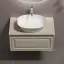 Тумба подвесная SANCOS Самая (Very) 80x45x40 c одним ящиком оснащенным доводчиками, Бежевый матовый (Beige Soft), арт.VR80CE