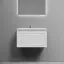 Тумба подвесная SANCOS Самая (Very) 70x45x40 c одним ящиком оснащенным доводчиками, Белый матовый (Bianco), арт.VR70W