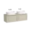Тумба подвесная SANCOS Самая (Very) 70x45x40 c одним ящиком оснащенным доводчиками, Бежевый матовый (Beige Soft), арт.VR70CE