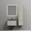 Тумба подвесная SANCOS Самая (Very) 70x45x40 c одним ящиком оснащенным доводчиками, Бежевый матовый (Beige Soft), арт.VR70CE