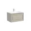Тумба подвесная SANCOS Самая (Very) 70x45x40 c одним ящиком оснащенным доводчиками, Бежевый матовый (Beige Soft), арт.VR70CE