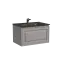 Тумба подвесная SANCOS Самая (Very) 70x45x40 c одним ящиком оснащенным доводчиками, Пыльная роза (Doha Soft), арт.VR70SM