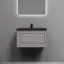 Тумба подвесная SANCOS Самая (Very) 70x45x40 c одним ящиком оснащенным доводчиками, Пыльная роза (Doha Soft), арт.VR70SM