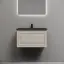 Тумба подвесная SANCOS Самая (Very) 70x45x40 c одним ящиком оснащенным доводчиками, Бежевый матовый (Beige Soft), арт.VR70CE