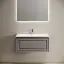 Тумба подвесная SANCOS Самая (Very) 90x45x40 c одним ящиком оснащенным доводчиками, Пыльная роза (Doha Soft), арт.VR90SM