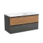 Тумба подвесная SANCOS Самая (Very) 70x45x40 c одним ящиком оснащенным доводчиками, Бежевый матовый (Beige Soft) арт.VR70CE