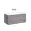 Тумба подвесная SANCOS Самая (Very) 90x45x40 c одним ящиком оснащенным доводчиками, Пыльная роза (Doha Soft), арт.VR90SM