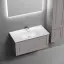 Тумба подвесная SANCOS Самая (Very) 90x45x40 c одним ящиком оснащенным доводчиками, Пыльная роза (Doha Soft), арт.VR90SM