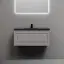 Тумба подвесная SANCOS Самая (Very) 90x45x40 c одним ящиком оснащенным доводчиками, Пыльная роза (Doha Soft), арт.VR90SM