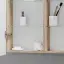 Зеркальный шкаф для ванной комнаты SANCOS Блик (Mirror) 100x15x75 с LED подсветкой, цвет Дуб галифакс натуральный, арт. MI100EG
