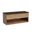 Тумба подвесная SANCOS Натура 1.0 (Nature 1.0) 120x45x50 c одним ящиком оснащенным доводчиками скрытого монтажа и открытой нишей, Дуб чарльстон, арт.MR1.0120ECH