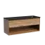 Тумба подвесная SANCOS Натура 1.0 (Nature 1.0) 120x45x50 c одним ящиком оснащенным доводчиками скрытого монтажа и открытой нишей, Дуб чарльстон, арт.MR1.0120ECH