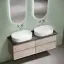 Тумба подвесная SANCOS Натура 2.0 (Nature 2.0) 70x45x50 с двумя ящиками оснащенными доводчиками скрытого монтажа, Дуб галифакс натуральный, арт. MR2.070EG