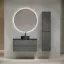 Тумба подвесная SANCOS Фолк (Folk) 100x45x50 c двумя ящиками оснащенными доводчиками, Темный серый (Grey soft), арт.FL100GS