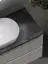 Столешница для ванной комнаты SANCOS  100х46 c отверстием под смеситель, цвет черное небо (black sky), арт. TT100A1X