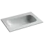 Раковина накладная мебельная CERAMICANOVA Грация (Grace) 710x457x137 без отв. под смеситель, белый CN7031wx