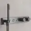 Душевой комплект с термостатом SANCOS Линн (Linn), с внутренней частью, вороненая сталь арт. SC9023GG