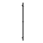 Полотенцесушитель электрический Sancos Линн (Linn) 150x3 I-образный черный матовый SC13002MB