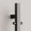 Полотенцесушитель электрический Sancos Линн (Linn) 150x3 I-образный вороненая сталь SC13002GG