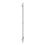 Полотенцесушитель электрический Sancos Линн (Linn) 150x3 I-образный брашированный никель SC13002BN