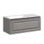 Тумба подвесная SANCOS Самая (Very) 100x45x40 c одним ящиком оснащенным доводчиками, левая, Пыльная роза (Doha Soft) арт.VR100LSM