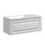 Тумба подвесная SANCOS Самая (Very) 100x45x40 c одним ящиком оснащенным доводчиками, левая, Белый матовый (Bianco) арт.VR100LW