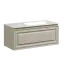 Тумба подвесная SANCOS Самая (Very) 100x45x40 c одним ящиком оснащенным доводчиками, правая, Бежевый матовый (Beige Soft) арт.VR100RCE