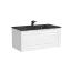Тумба подвесная SANCOS Самая (Very) 90x45x40 c одним ящиком оснащенным доводчиками, Белый матовый (Bianco), арт.VR90W