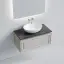 Тумба подвесная SANCOS Самая (Very) 90x45x40 c одним ящиком оснащенным доводчиками, Бежевый матовый (Beige Soft), арт.VR90CE