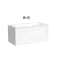 Тумба подвесная SANCOS Самая (Very) 90x45x40 c одним ящиком оснащенным доводчиками, Белый матовый (Bianco), арт.VR90W
