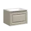 Тумба подвесная SANCOS Самая (Very) 60x45x40 c одним ящиком оснащенным доводчиками, Бежевый матовый (Beige Soft), арт.VR60CE