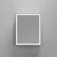 Зеркальный шкаф для ванной комнаты SANCOS Блик (Mirror) 60x15x75 с LED подсветкой, цвет Дуб галифакс натуральный, арт. MI60EG