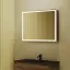 Зеркальный шкаф для ванной комнаты SANCOS Блик (Mirror) 100x15x75 с LED подсветкой, цвет Дуб чарльстон, арт. MI100ECH