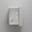 Зеркальный шкаф для ванной комнаты SANCOS Блик (Mirror) 60x15x75 с LED подсветкой, цвет Дуб галифакс натуральный, арт. MI60EG