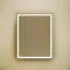 Зеркальный шкаф для ванной комнаты SANCOS Блик (Mirror) 60x15x75 с LED подсветкой, цвет Дуб чарльстон, арт. MI60ECH