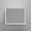 Зеркальный шкаф для ванной комнаты SANCOS Блик (Mirror) 90x15x75 с LED подсветкой, цвет Дуб галифакс натуральный, арт. MI90EG