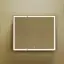 Зеркальный шкаф для ванной комнаты SANCOS Блик (Mirror) 90x15x75 с LED подсветкой, цвет Дуб чарльстон, арт. MI90ECH